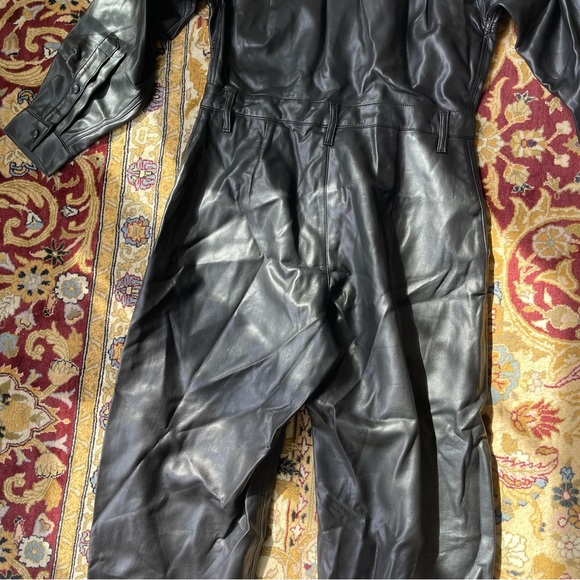 Agolde Vegan Leather Jumpsuit - Picture 12 of 12